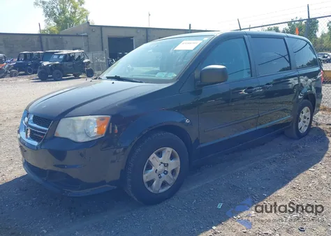 2012 Dodge Grand Caravan Se from USA, damaged, VIN 2C4RDGBG6CR360477
